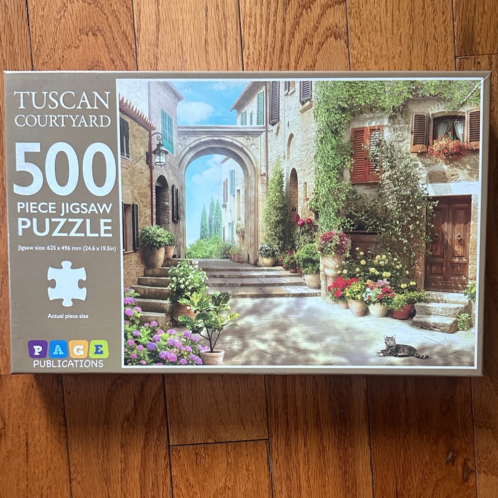 T.J.Maxx Tuscan Courtyard Puzzle - 500 Pieces